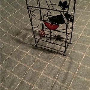 3 place wine bottle holder